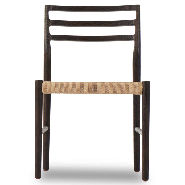 Home Fashion Glenmore Woven Dining Chair Light Carbon Set Of 2 By Four Hands