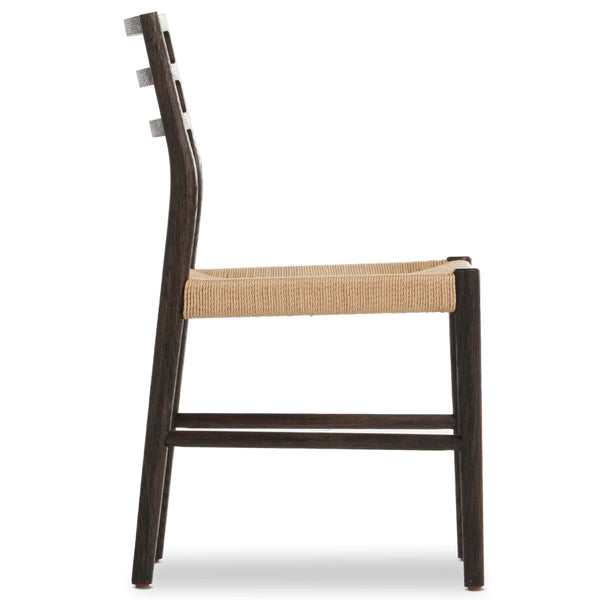 Home Fashion Glenmore Woven Dining Chair Light Carbon Set Of 2 By Four Hands