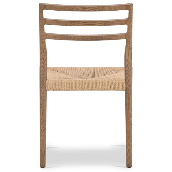 Home Fashion Glenmore Woven Dining Chair Smoked Oak Set Of 2 By Four Hands