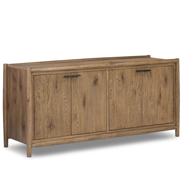 home fashion Glenview 4 Door Sideboard Weathered Oak by Four Hands