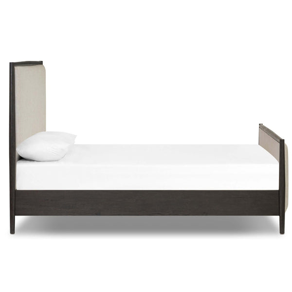 Home Fashion Glenview Bed Essence Natural/Smoked Black By Four Hands