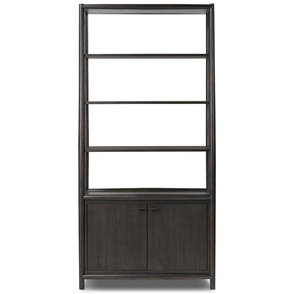 Home Fashion Glenview Bookcase Smoked Black By Four Hands