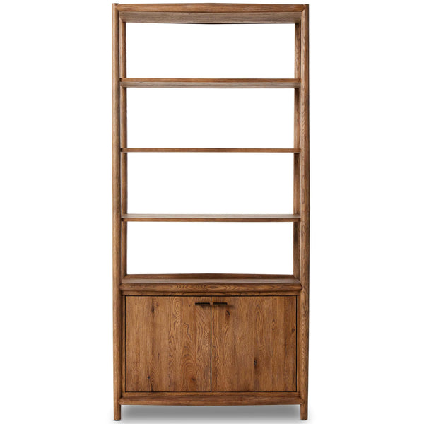 Home Fashion Glenview Bookcase Weathered Oak By Four Hands