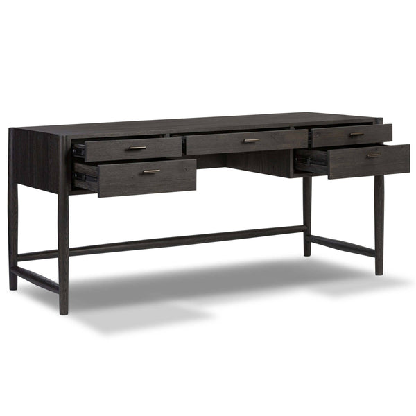 Home Fashion Glenview Desk Smoked Black By Four Hands