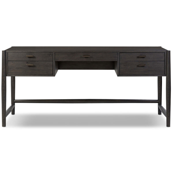 Home Fashion Glenview Desk Smoked Black By Four Hands