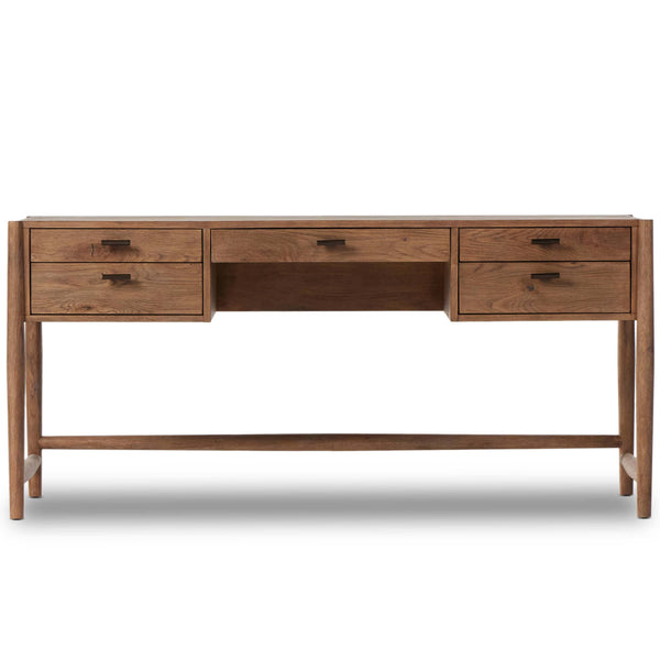 Home Fashion Glenview Desk Weathered Oak By Four Hands