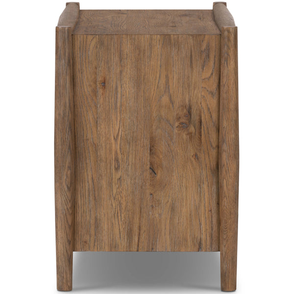 Home Fashion Glenview Nightstand Weathered Oak By Four Hands