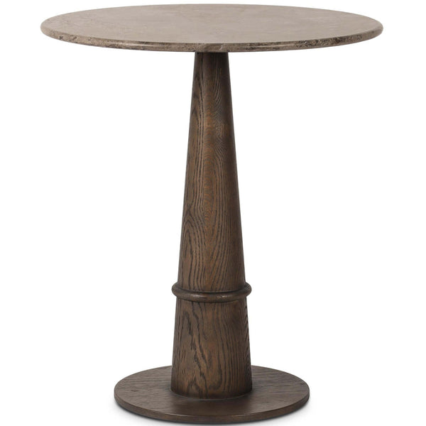 home fashion Goetz Bar & Counter Table Warm Grey Marble by Four Hands