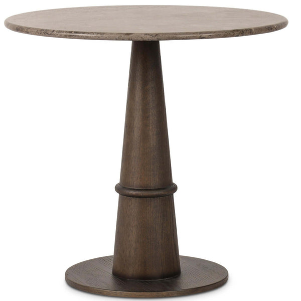 home fashion Goetz Bistro Table Warm Grey Marble by Four Hands