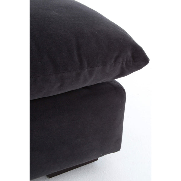 Home Fashion Grant Armless Sectional Henry Charcoal By Four Hands