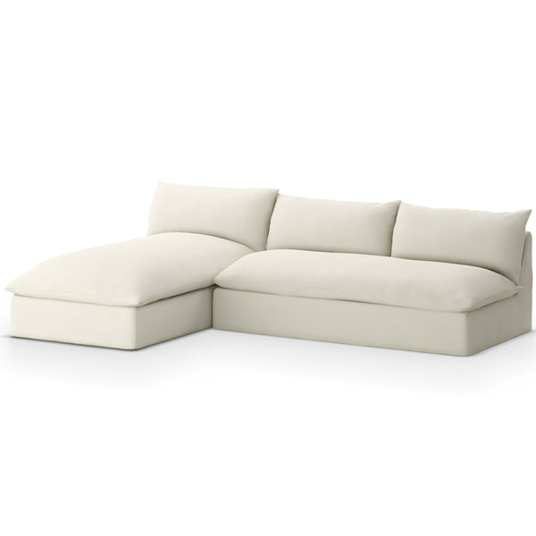 home fashion Grant Outdoor 2 Piece Sectional Faye Cream by Four Hands