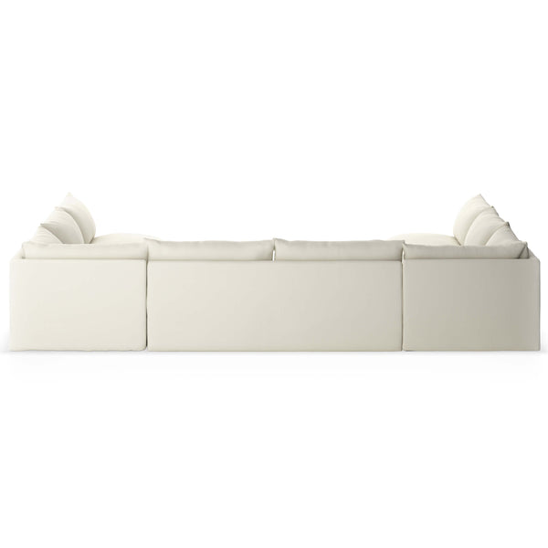 Home Fashion Grant Outdoor 5 Piece Sectional Faye Cream By Four Hands
