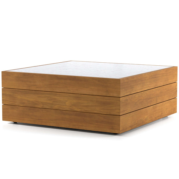 home fashion Grant Outdoor Coffee Table Natural Teak by Four Hands
