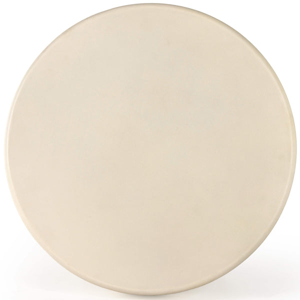 Home Fashion Grecia Outdoor Large End Table White Concrete By Four Hands