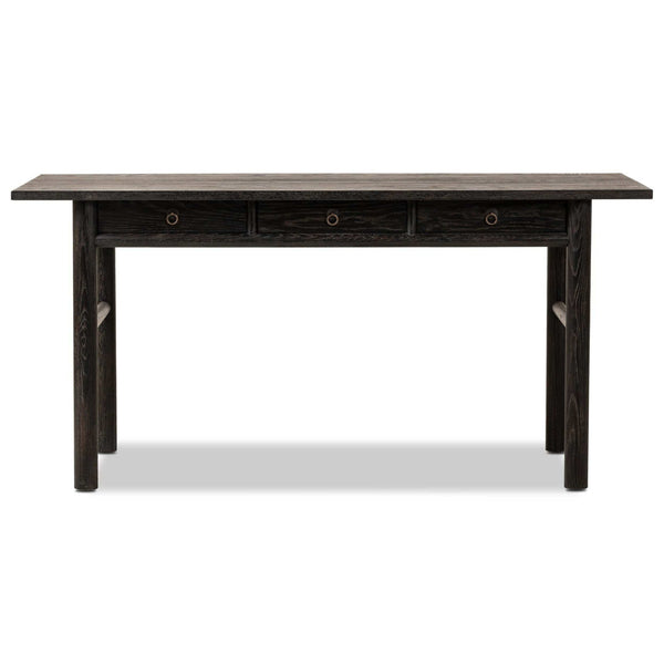 Home Fashion Griffith Desk Distressed Black By Four Hands