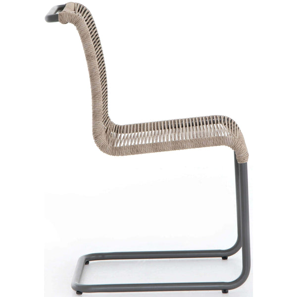 Home Fashion Grover Outdoor Dining Chair Vintage White Set Of 2 By Four Hands