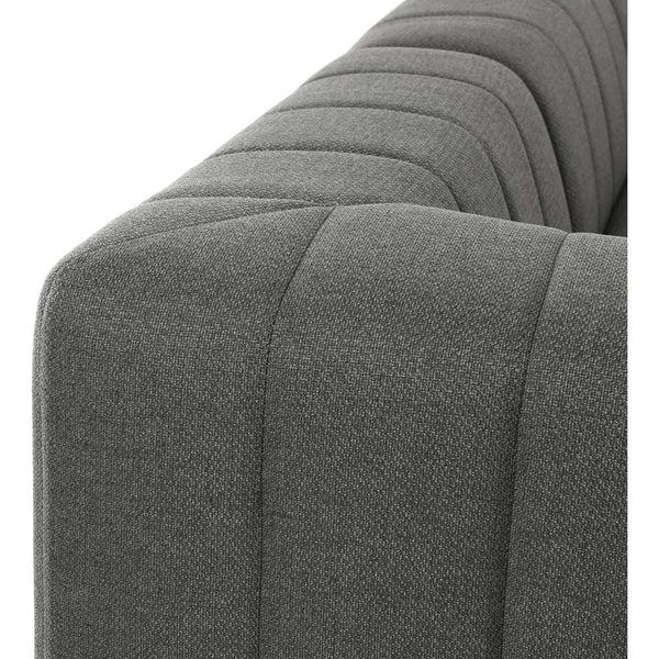 Home Fashion Gwen Outdoor 3-Piece Sofa Hayes Charcoal By Four Hands