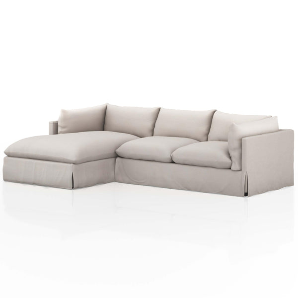 home fashion Habitat 2 Piece 112" Sectional Bennett Moon by Four Hands