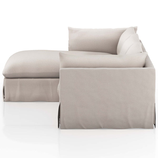 Home Fashion Habitat 2 Piece 131" Sectional Bennett Moon By Four Hands