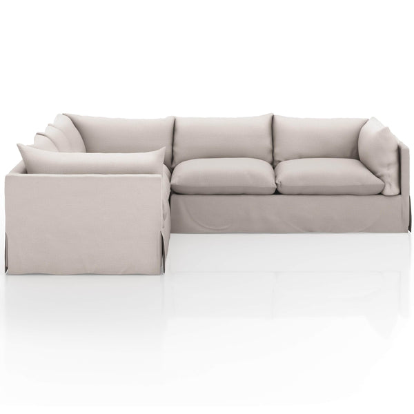 Home Fashion Habitat 3 Piece 111" Sectional Bennett Moon By Four Hands