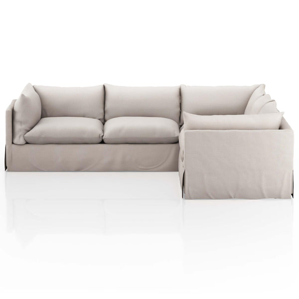Home Fashion Habitat 3 Piece 111" Sectional Bennett Moon By Four Hands