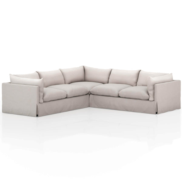home fashion Habitat 3 Piece 111" Sectional Bennett Moon by Four Hands