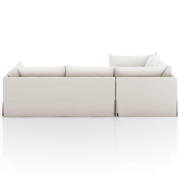 Home Fashion Habitat 3 Piece 111" Sectional Valley Nimbus By Four Hands