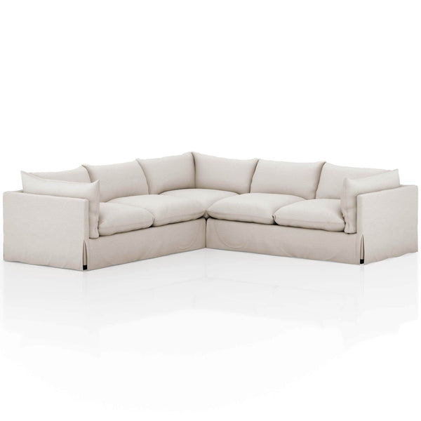 home fashion Habitat 3 Piece 111" Sectional Valley Nimbus by Four Hands