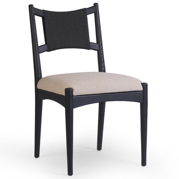 home fashion Haddon Dining Chair Black Set of 2 by Four Hands