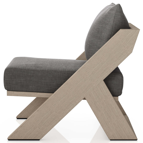 Home Fashion Hagen Outdoor Chair Charcoal/Wash Brown By Four Hands