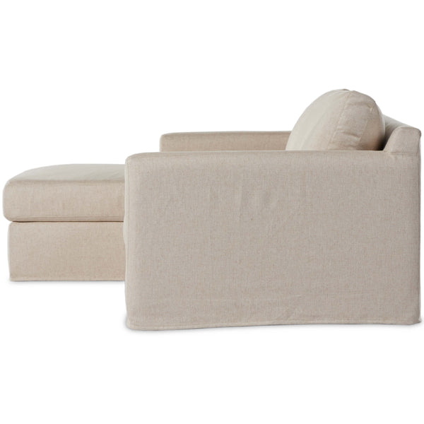 Home Fashion Hampton Slipcover Sectional Evere Oatmeal By Four Hands