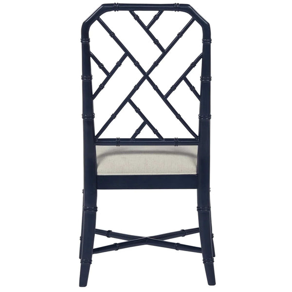 Home Fashion Hanalei Bay Side Chair Cerulean Blue Set Of 2
