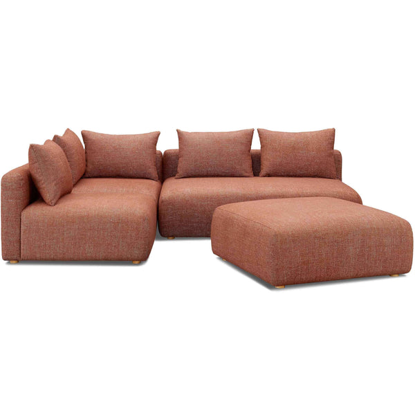home fashion Hangover 4 Piece Modular Sectional Sedona