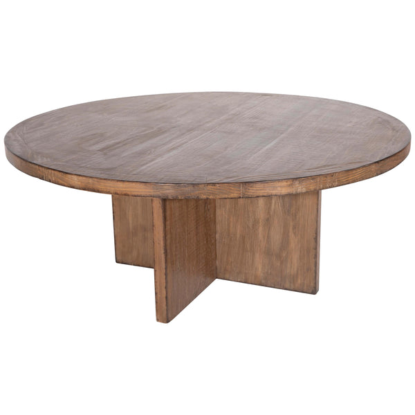 Home Fashion Harley Round Dining Table Medium Brown