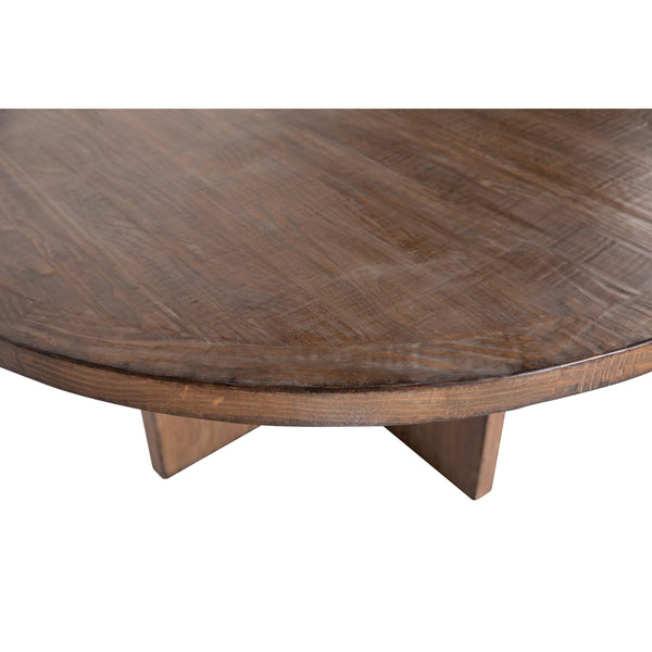 Home Fashion Harley Round Dining Table Medium Brown