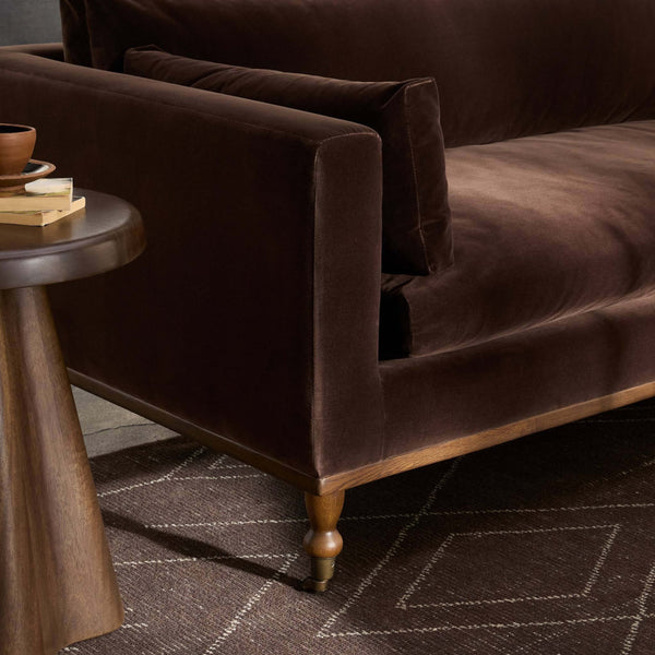 Home Fashion Harlin Sofa Surrey Cocoa By Four Hands