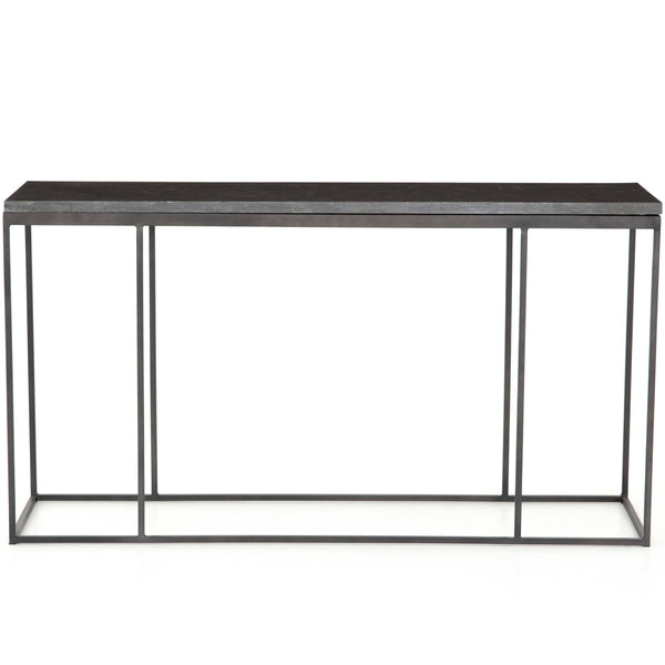 Home Fashion Harlow Console Table Bluestone/Gunmetal By Four Hands