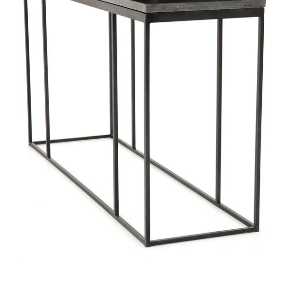 Home Fashion Harlow Console Table Bluestone/Gunmetal By Four Hands