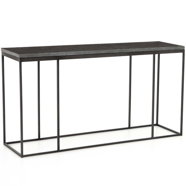 home fashion Harlow Console Table Bluestone/Gunmetal by Four Hands