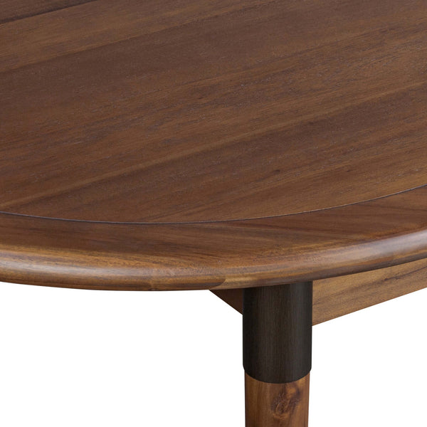 Home Fashion Harper Oval Extension Dining Table Toasted Walnut By Four Hands