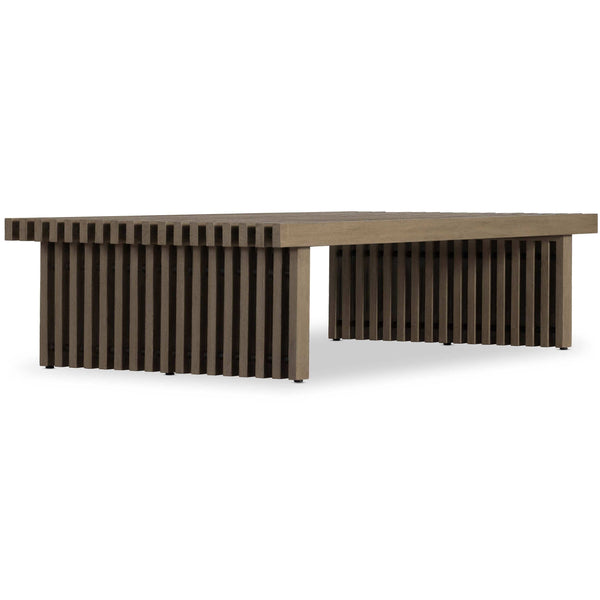 home fashion Haskell Outdoor Coffee Table Brown by Four Hands