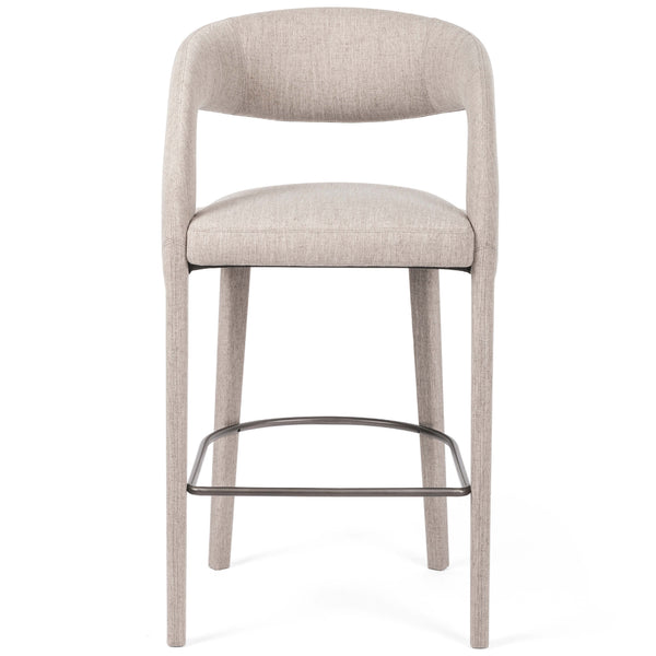 Home Fashion Hawkins Bar & Counter Stool Savile Flannel By Four Hands