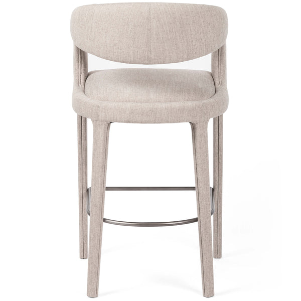 Home Fashion Hawkins Bar & Counter Stool Savile Flannel By Four Hands