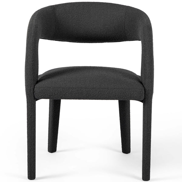 Home Fashion Hawkins Dining Chair Boucle Charcoal Set Of 2 By Four Hands