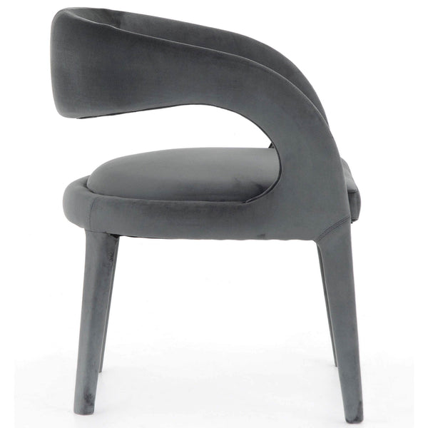 Home Fashion Hawkins Dining Chair Charcoal Set Of 2 By Four Hands