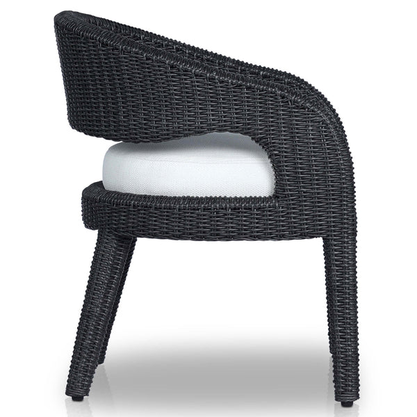 Home Fashion Hawkins Outdoor Dining Chair Vintage Coal By Four Hands