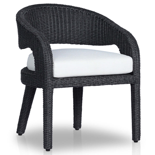 home fashion Hawkins Outdoor Dining Chair Vintage Coal by Four Hands