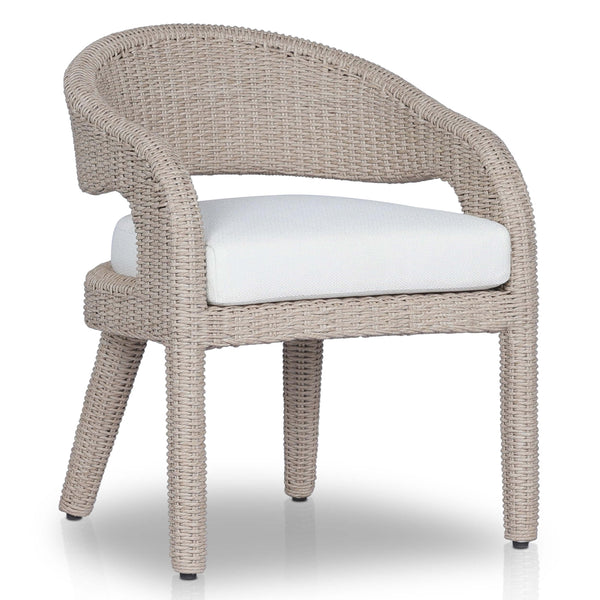 home fashion Hawkins Outdoor Dining Chair Vintage White by Four Hands