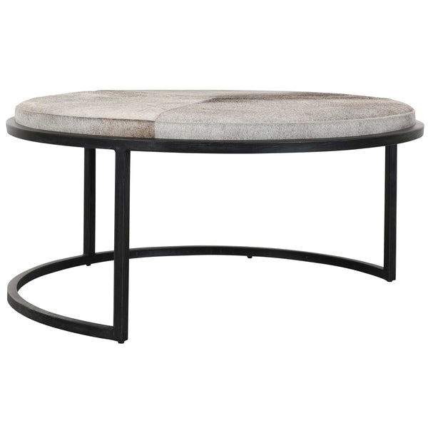 Home Fashion Hayword Nesting Coffee Tables Grey Hide