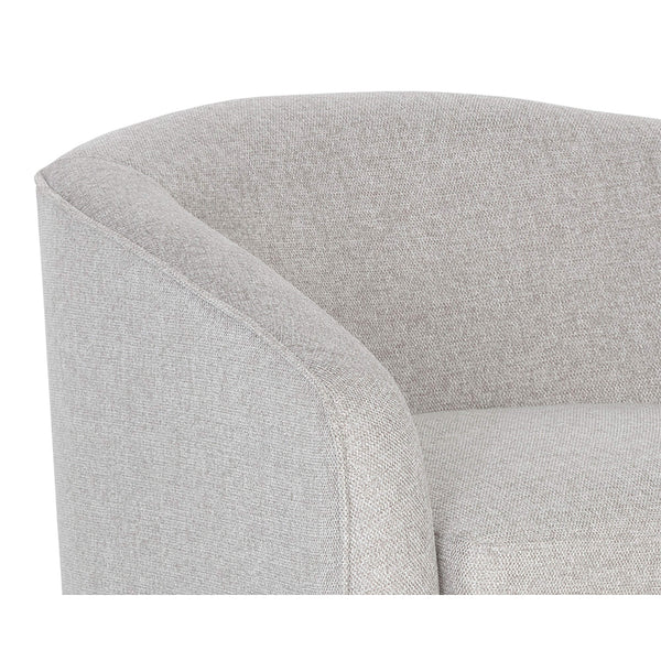Home Fashion Hazel Swivel Chair Belfast Heather Grey